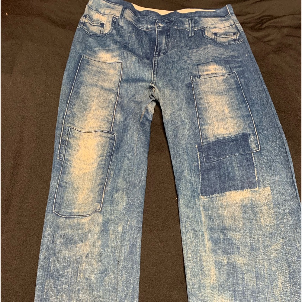 Faux Jean leggings